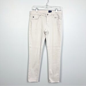 AG Adriano Goldschmied Skinny Jeans Cream 28